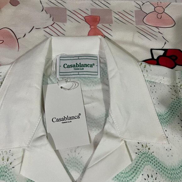 Casablanca Wavy Knit Short Sleeved Shirt - Picture 2 of 7